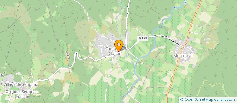 localisation de l'entreprise COMITE DES FETES SPECTACLES à QUISSAC