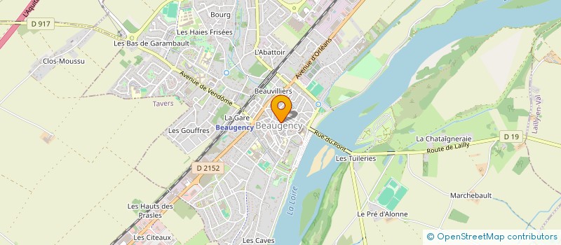 localisation de l'entreprise COMITE DES FETES SPORTS ET LOISIRS DE BEAUGENCY à BEAUGENCY