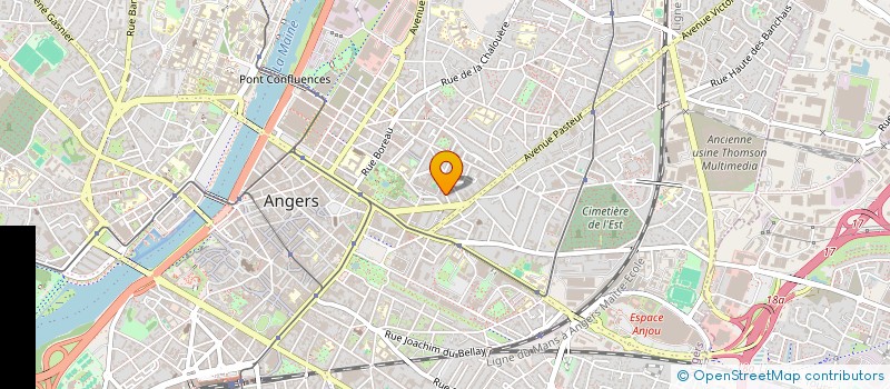 localisation de l'entreprise COMITE DES FETES ST MICHEL à ANGERS
