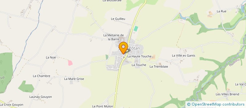 localisation de l'entreprise COMITE DES FETES UN SPORTIVE  SAINT-POTAN