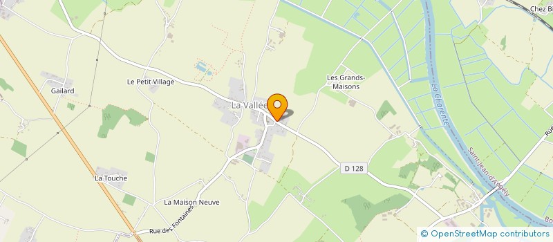 localisation de l'entreprise COMITE DES FETES VALLOISES  LA VALLEE