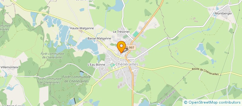 localisation de l'entreprise COMITE DES FOIRES DE CHENERAILLES  CHENERAILLES