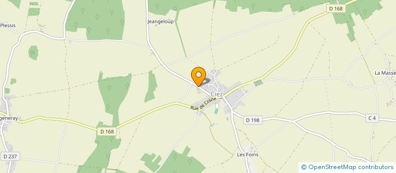localisation de l'entreprise COMITE DES FOIRES DE DONZY à DONZY