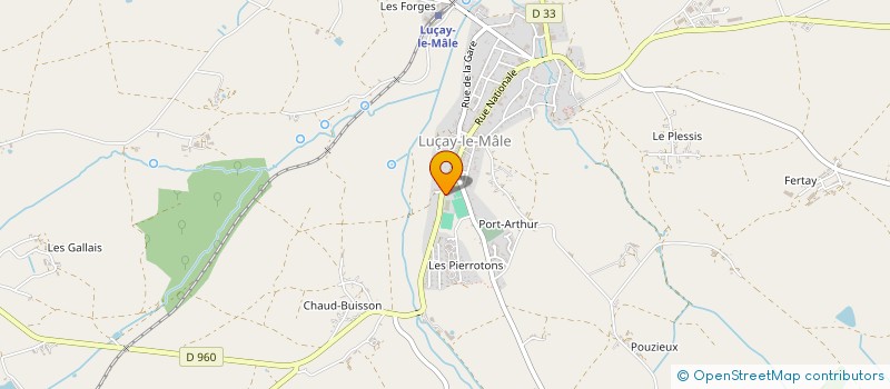 localisation de l'entreprise COMITE DES FORGES DE LUCAY LE MALE à LUCAY-LE-MALE