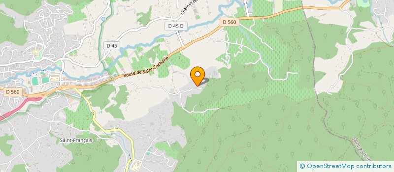 localisation de l'entreprise COMITE DES INTERETS DE QUARTIER DE LA VALLEE DE LA VEDE (AURIOL)  AURIOL