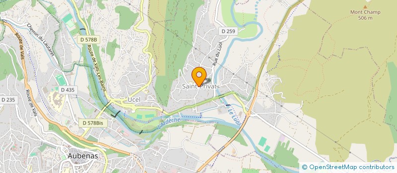 localisation de l'entreprise COMITE DES JEUNES  MERCUER