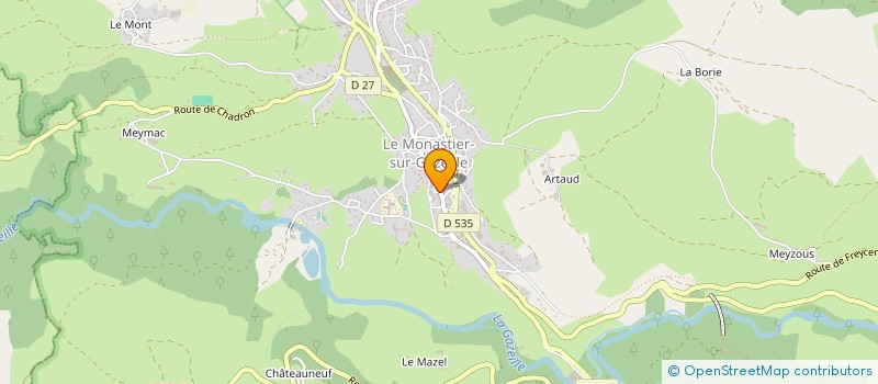 localisation de l'entreprise COMITE DES JEUNES DU MONASTIER SUR GAZEILLE à LE MONASTIER-SUR-GAZEILLE