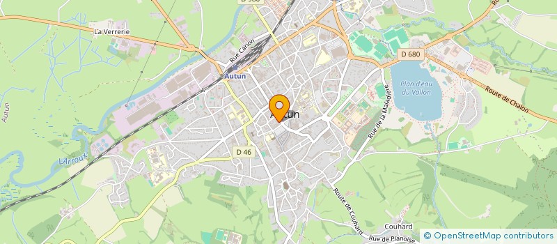 localisation de l'entreprise COMITE DES JUMELAGES D'AUTUN  AUTUN