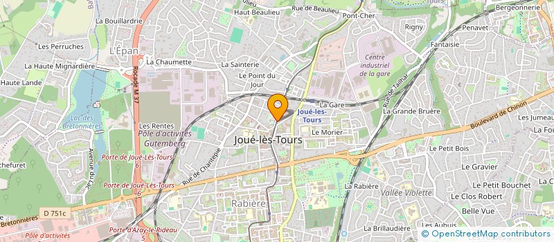 localisation de l'entreprise COMITE DES JUMELAGES DE JOUE LES TOURS à JOUE-LES-TOURS