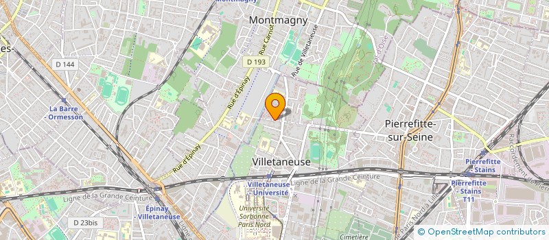 localisation de l'entreprise COMITE DES MAMANS DE VILLETANEUSE à VILLETANEUSE