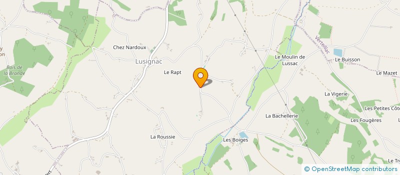 localisation de l'entreprise COMITE DES MOISSONS ET DES METIERS RURAUX (CMMR)  LUSIGNAC