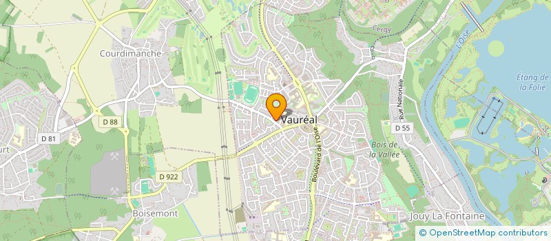 localisation de l'entreprise COMITE DES OBSERVATEURS DES DROITS DE L'HOMME FRANCE-DELEGATION TERRITORIALE DU VAL-D'OISE à VAUREAL