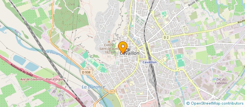 localisation de l'entreprise COMITE DES OEUVRES  CAVAILLON