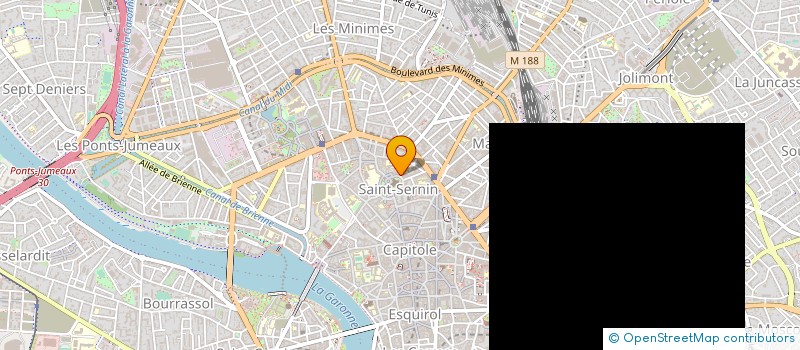 localisation de l'entreprise COMITE DES OEUVRES SOCIALES à TOULOUSE