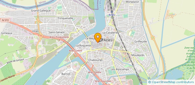 localisation de l'entreprise COMITE DES OEUVRES SOCIALES à ARLES