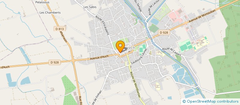 localisation de l'entreprise COMITE DES OEUVRES SOCIALES  ESCATALENS