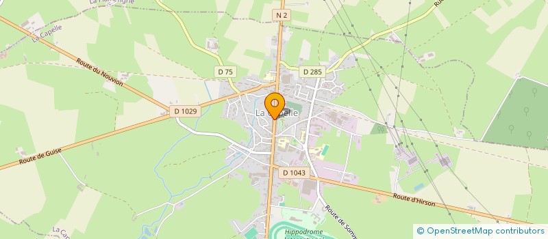 localisation de l'entreprise COMITE DES OEUVRES SOCIALES à LA CAPELLE