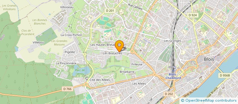 localisation de l'entreprise COMITE DES OEUVRES SOCIALES DE L'OPAC à BLOIS