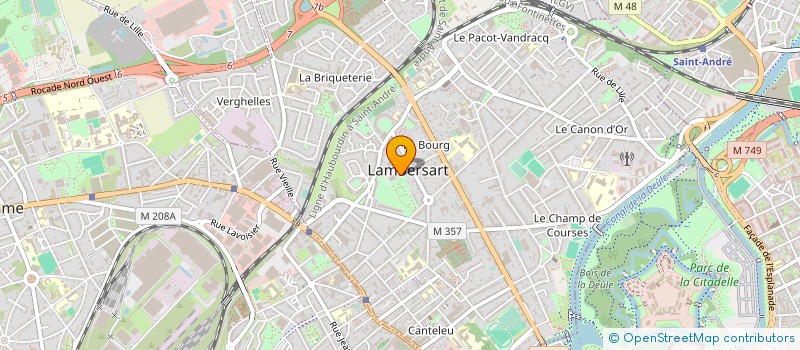 localisation de l'entreprise COMITE DES OEUVRES SOCIALES DE LA VILLE DE LAMBERSART à LAMBERSART