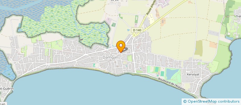 localisation de l'entreprise COMITE DES OEUVRES SOCIALES DES PERSONNELS DE LA MAIRIE DE DAMGAN  DAMGAN