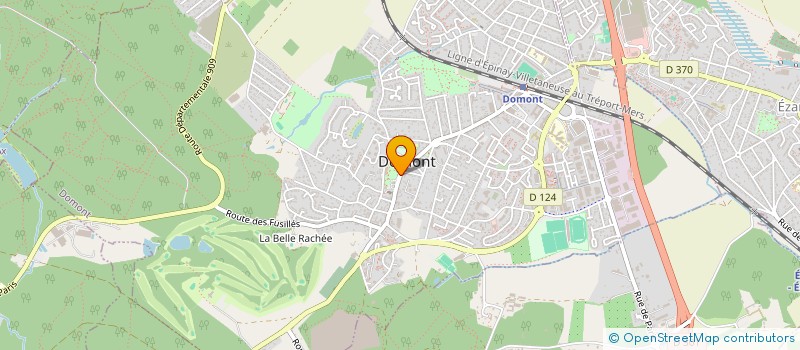 localisation de l'entreprise COMITE DES OEUVRES SOCIALES DU PERSONNEL COMMUNAL  DOMONT