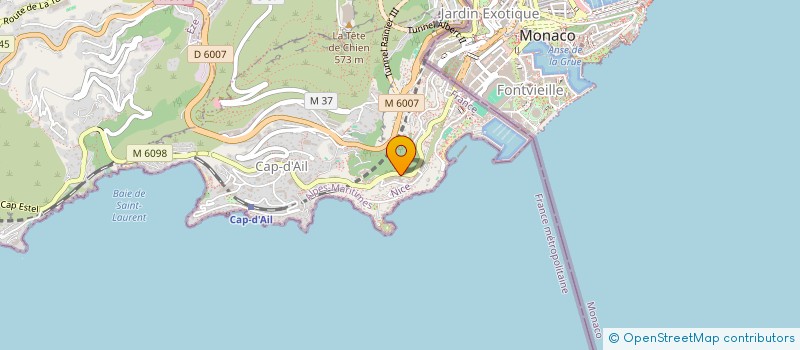 localisation de l'entreprise COMITE DES OEUVRES SOCIALES DU PERSONNEL DE LA MAIRIE DE CAP D AIL à CAP-D'AIL