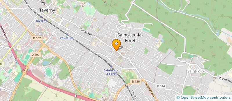 localisation de l'entreprise COMITE DES OEUVRES SOCIALES DU PERSONNEL DE LA VILLE DE ST LEU LA FORET à SAINT-LEU-LA-FORET