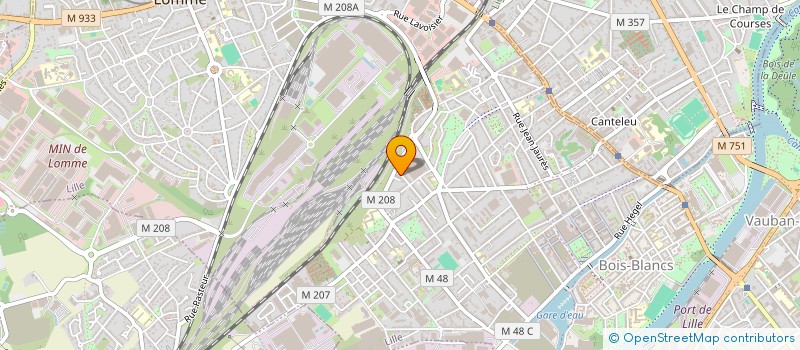 localisation de l'entreprise COMITE DES OEUVRES SOCIALES DU PERSONNEL DU DEPARTEMENT DU NORD à LILLE