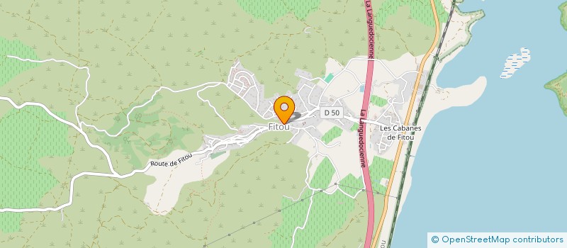 localisation de l'entreprise COMITE DES OEUVRES SOCIALES DU PERSONNEL MUNICIPAL DE LA VILLE DE FITOU  FITOU