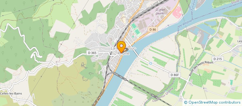 localisation de l'entreprise COMITE DES OEUVRES SOCIALES DU PERSONNEL MUNICIPAL DE LA VOULTE-SUR-RHONE  LA VOULTE-SUR-RHONE