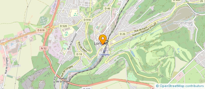 localisation de l'entreprise COMITE DES OEUVRES SOCIALES DU PERSONNEL MUNICIPAL DE LONGWY à LONGWY