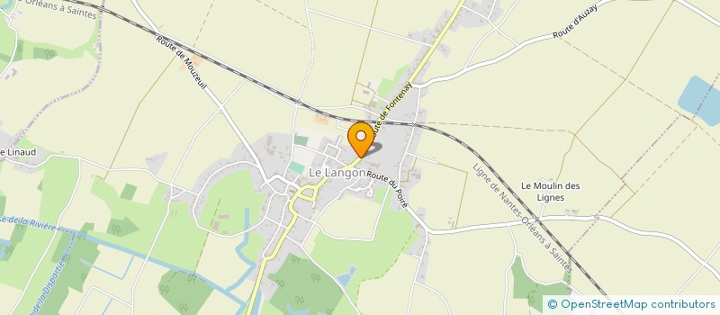 localisation de l'entreprise COMITE DES PARENTS D ELEVES DU LANGON  LE LANGON