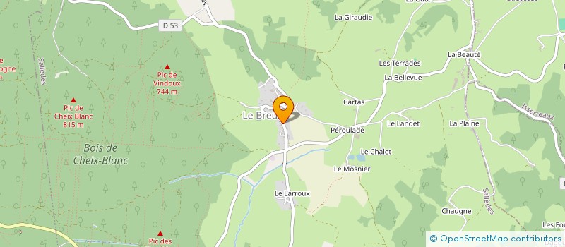 localisation de l'entreprise COMITE DES PARENTS D'ELEVES MANGLIEU à MANGLIEU
