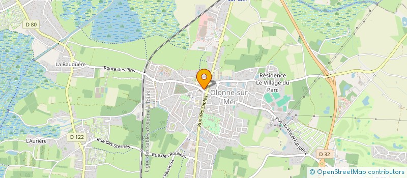 localisation de l'entreprise COMITE DES PARENTS ET AMIS DES HANDICAPES DU SECTEUR DES SABLES à LES SABLES D'OLONNE
