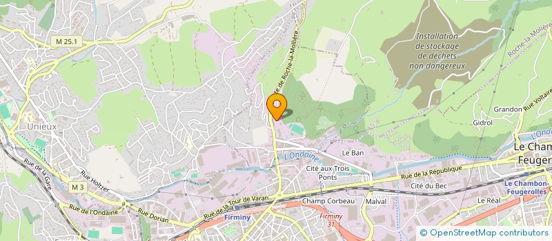 localisation de l'entreprise COMITE DES PARENTS SCOUTS  FIRMINY