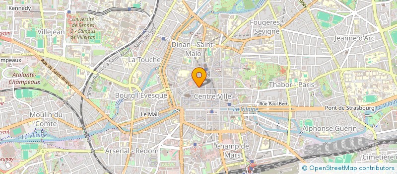 localisation de l'entreprise COMITE DES PROFETES  RENNES