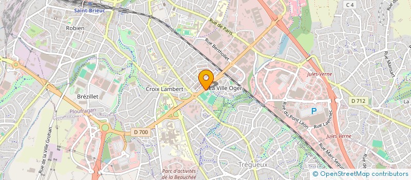 localisation de l'entreprise COMITE DES QUARTIERS CROIX SAINT LAMBERT à SAINT-BRIEUC