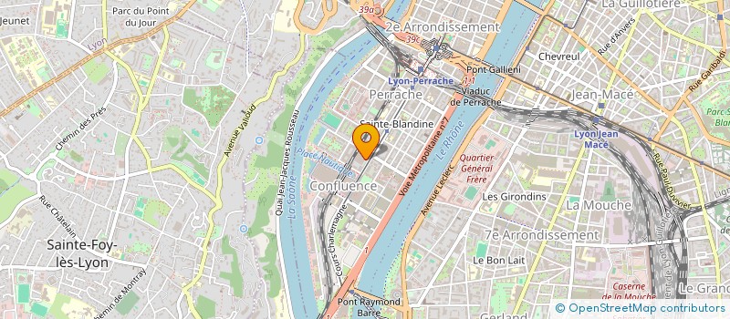 localisation de l'entreprise COMITE DES SPORTS DE GLACE DU RHONE - METROPOLE DE LYON à LYON