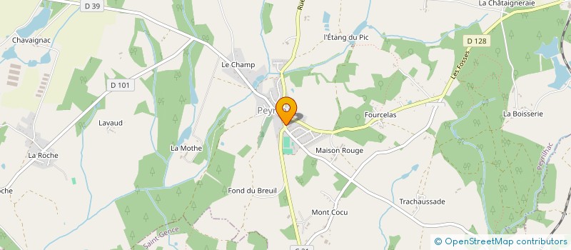 localisation de l'entreprise COMITE DES SPORTS DE PEYRILHAC à PEYRILHAC
