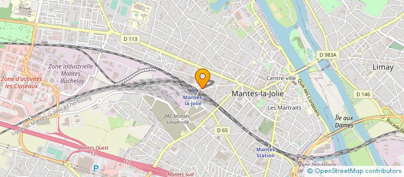 localisation de l'entreprise COMITE DES UTILISATEURS RENE BOURGEOIS  MANTES-LA-JOLIE