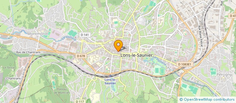 localisation de l'entreprise COMITE DEV BASSIN EMPLOI LONS LE SAUNIER à LONS-LE-SAUNIER