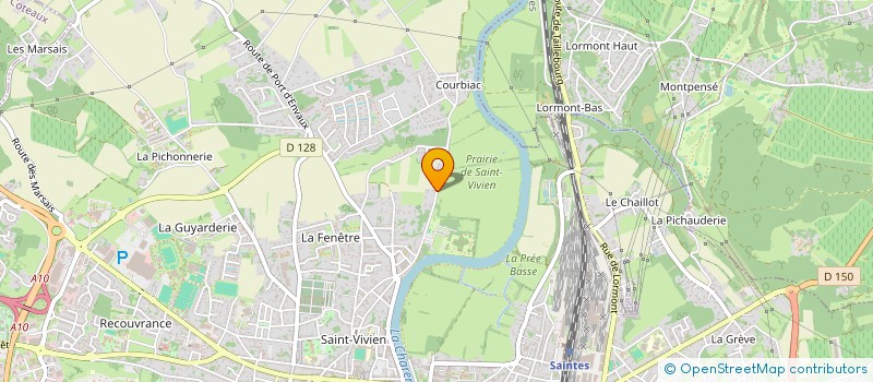 localisation de l'entreprise COMITE DEVELOPE AGRICOLE  SAINTES