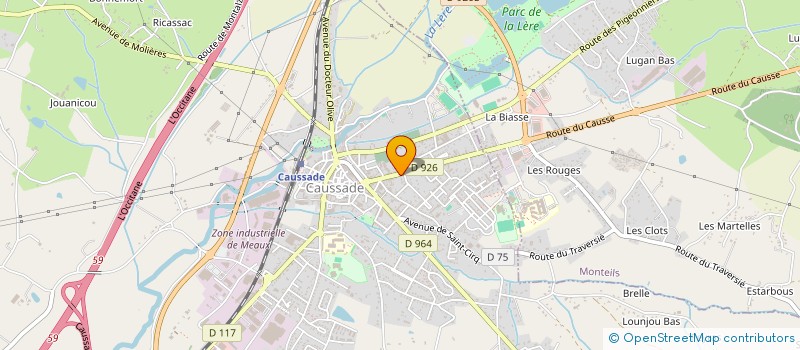 localisation de l'entreprise COMITE DEVELOPPEMENT AGRICOLE CAUSSADAIS  CAUSSADE