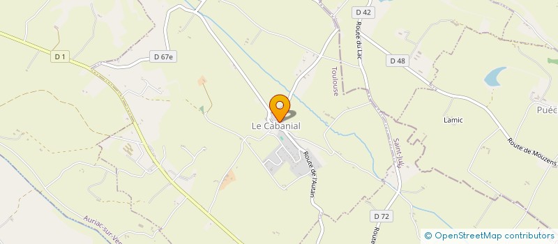 localisation de l'entreprise COMITE DEVELOPPEMENT AGRICOLE LAURAGAIS à CARAMAN