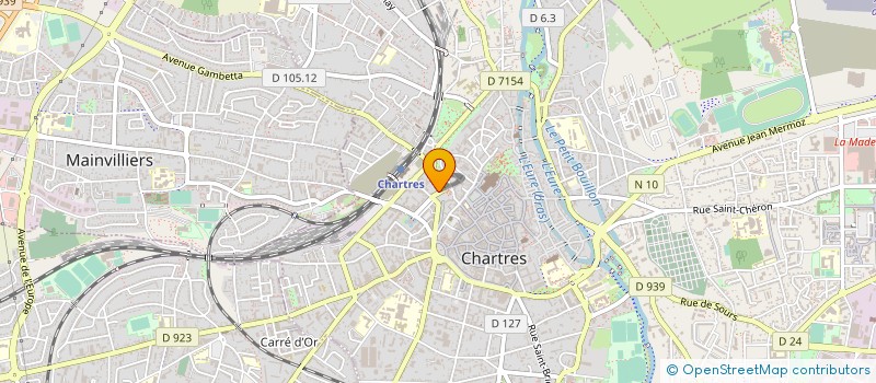 localisation de l'entreprise COMITE DEVELOPPEMENT ECONOMIQUE E & L à CHARTRES