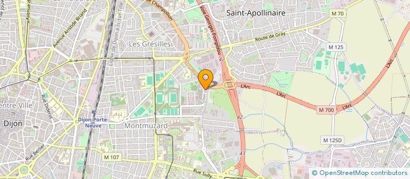 localisation de l'entreprise COMITE DIJONNAIS DE L'ASSEMBLEE GENERALE DES INTERNES 2017  DIJON