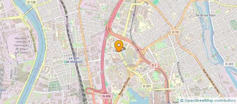 localisation de l'entreprise COMITE DIOCESAIN ENSEIGNEMENT CATHOLIQUE  CRETEIL