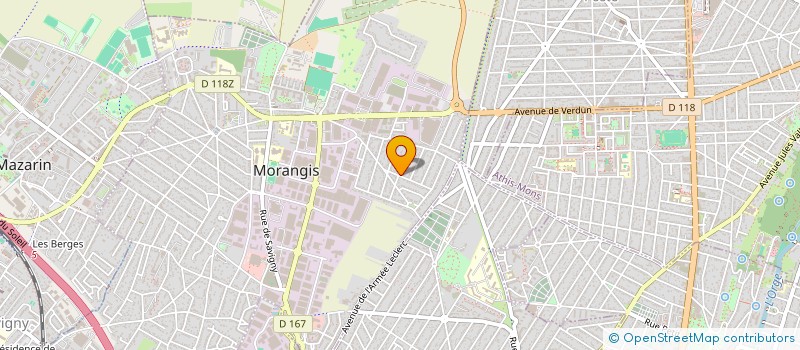 localisation de l'entreprise COMITE DIRECTEUR DEPARTEMENTAL FFAAA ESSONNE à MORANGIS