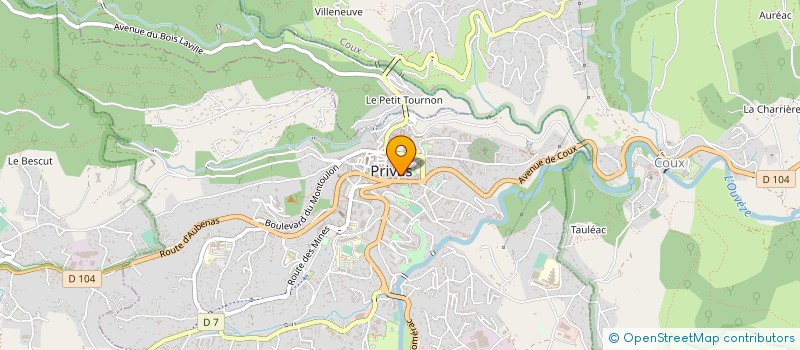 localisation de l'entreprise COMITE DOCUMENTATION PREFECTURE ARDECHE à PRIVAS