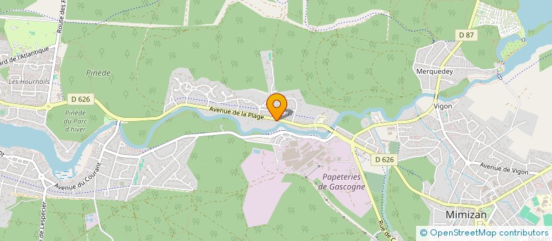 localisation de l'entreprise COMITE DPT FED FRANCAISE PECHEUR EN MER à MIMIZAN